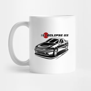 Eclipse GS - Black Print and Spot Red Mug